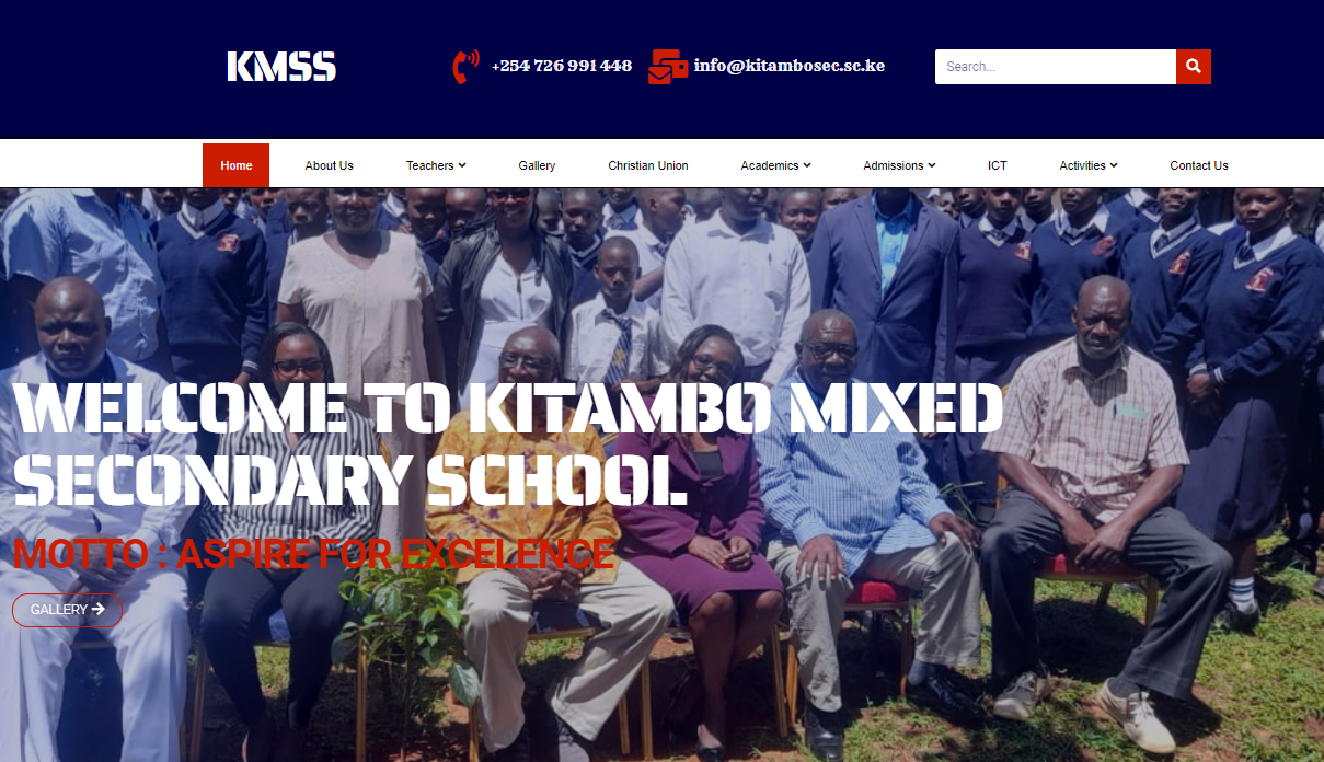 KMSS School Website